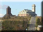 Auffahrt zum Fichtelberg